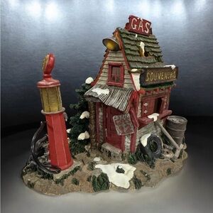 Dept 56 Snow Village Bucks County "The Abandoned Gas Pump"